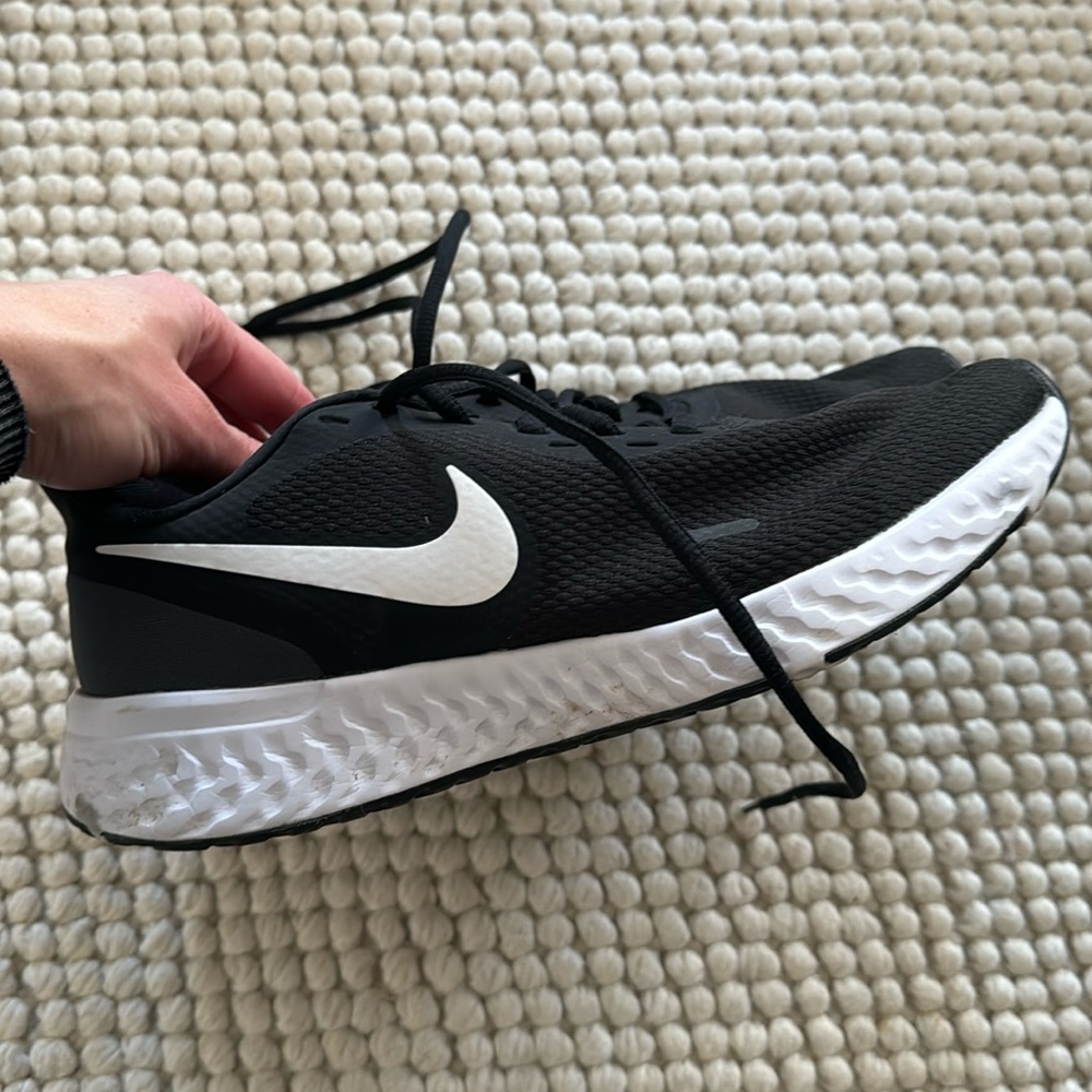 Black Nike Revolution Running Shoes